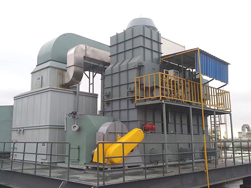 河南二室RTO蓄热式焚烧炉